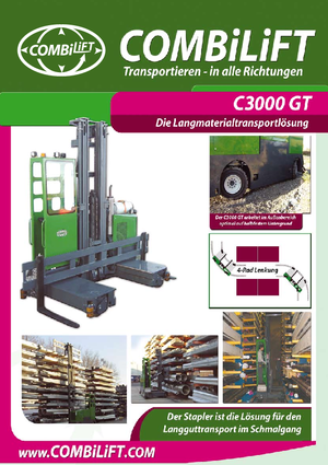 Elektromos 4 irányú targoncák Combi-Lift C 3000 GT
