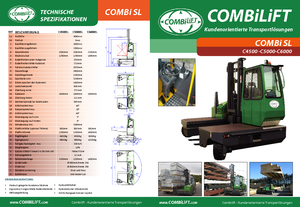 Dízel oldalvillás taroncák Combi-Lift C 6000 SL