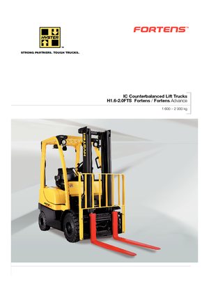 Dízel targoncák Hyster H1.6FT