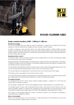 Dízel targoncák Hyster H10.00XM 12EC