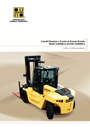 Dízel targoncák Hyster H12.00XM 6