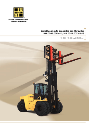 Dízel targoncák Hyster H16.00XM 12