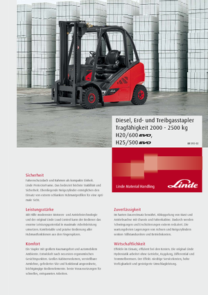 Dízel targoncák - robbanásbiztos Linde H20/600D