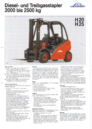 Dízel targoncák - robbanásbiztos Linde H 25 D