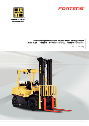 Dízel targoncák Hyster H5.0FT