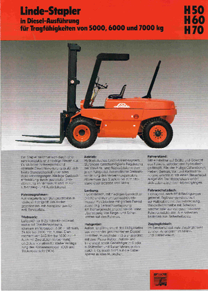 Dízel targoncák Linde H 60 D