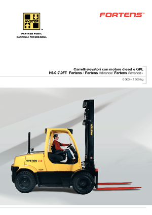 Dízel targoncák Hyster H7.0FT