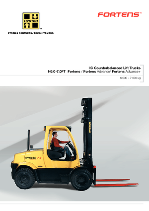 Dízel targoncák Hyster H7.0FT