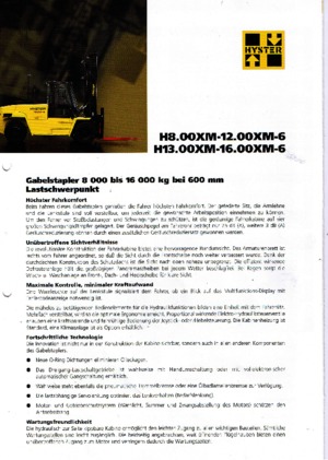 Dízel targoncák Hyster H 10.00 XM
