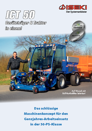 Kompakt kommunális traktorok Iseki ICT 50