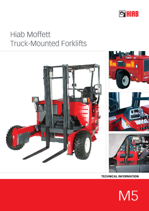 Dízel teherautóra rögzíthető targoncák Moffett M 5-20.4