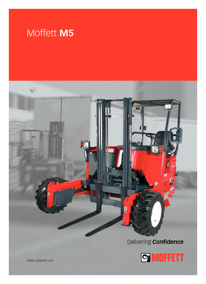 Dízel teherautóra rögzíthető targoncák Moffett M 5-20.4