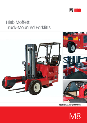 Dízel teherautóra rögzíthető targoncák Moffett M 8-35.4