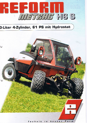Kommuniális traktorok - elülső felfüggesztéssel Reform Werke Metrac H 6 S