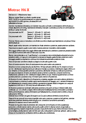 Kommuniális traktorok - elülső felfüggesztéssel Reform Werke Metrac H 6 X