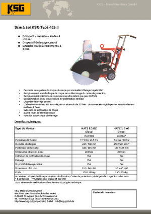 Burkolatvágók KSG-Maschinenbau KSG 461