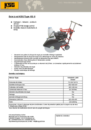 Burkolatvágók KSG-Maschinenbau KSG 461