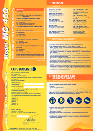 Burkolatvágók Cuts Diamant MC 450 YM