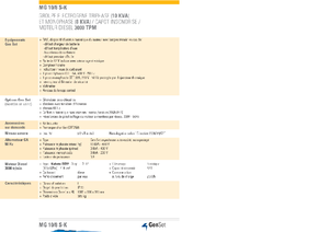 Dízel generátorok GenSet MG 10/8 S-K