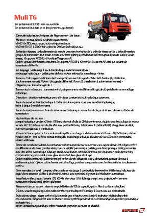 Kommuniális traktorok - elülső felfüggesztéssel Reform Werke Muli T 6