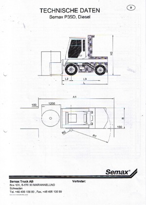 Teleszkópos rakodók Semax P 35 L-D