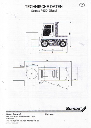 Teleszkópos rakodók Semax P 40 L-D
