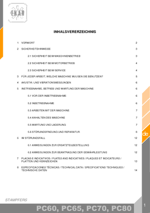 Benzines és dízel dönglők Enar PC 85 YD