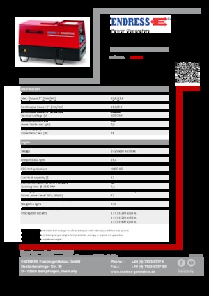 Dízel generátorok Endress ESE 1204 DHS-GT ES ISO DI