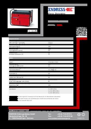 Dízel generátorok Endress ESE 406 YS-GT ISO DI