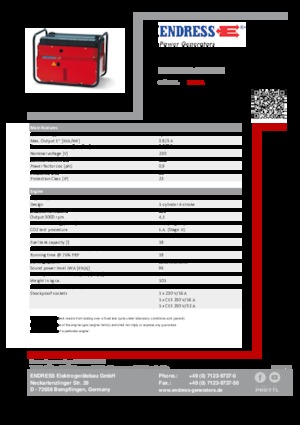 Dízel generátorok Endress ESE 406 YS-GT ISO DI