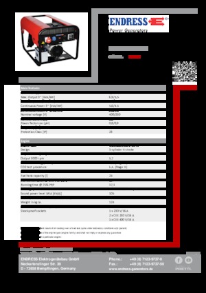 Dízel generátorok Endress ESE 604 DYS ES DI