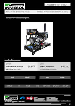 Dízel generátorok INMESOL AI-066