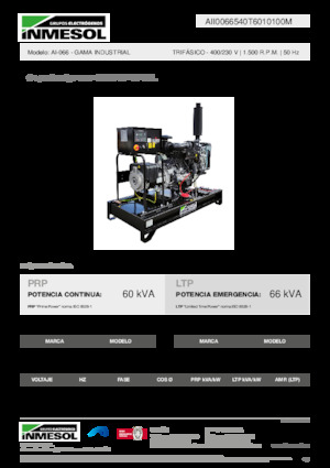 Dízel generátorok INMESOL AI-066