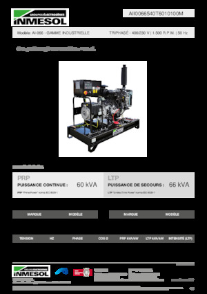 Dízel generátorok INMESOL AI-066
