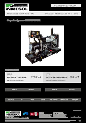 Dízel generátorok INMESOL AI-225