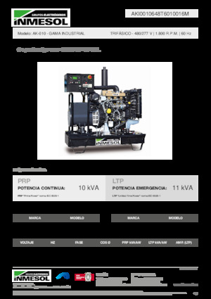 Dízel generátorok INMESOL AK-010