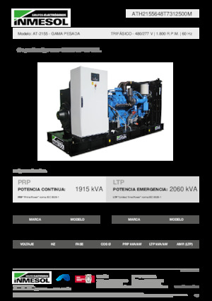 Dízel generátorok INMESOL AT-2155