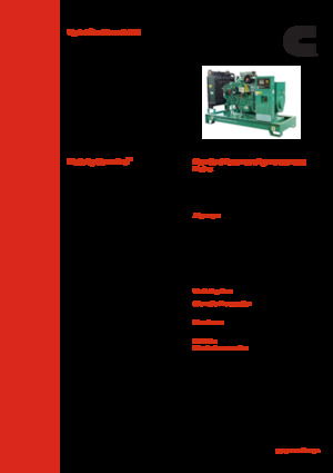 Dízel generátorok Cummins C100 D5