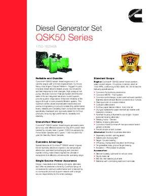 Dízel generátorok Cummins C1750D5P