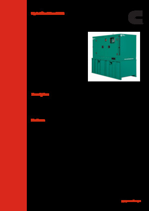 Dízel generátorok Cummins C12D6T