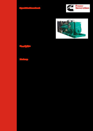 Dízel generátorok Cummins C2000D5EB