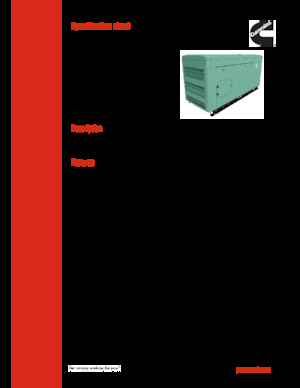 Dízel generátorok Cummins C20 D6