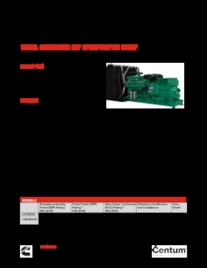 Dízel generátorok Cummins C3000D6EB