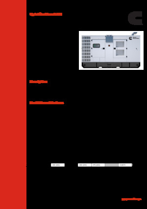 Dízel generátorok Cummins C300D2R