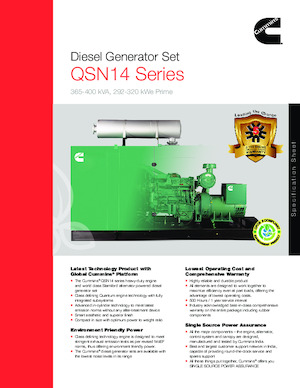 Dízel generátorok Cummins C400D5P