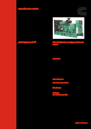 Dízel generátorok Cummins C380 D5