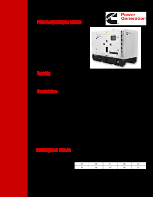 Dízel generátorok Cummins C40D2R