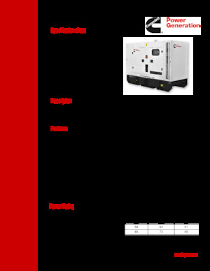 Dízel generátorok Cummins C65D2R