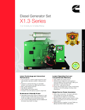 Dízel generátorok Cummins C15D5P