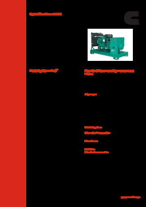 Dízel generátorok Cummins C80 D5